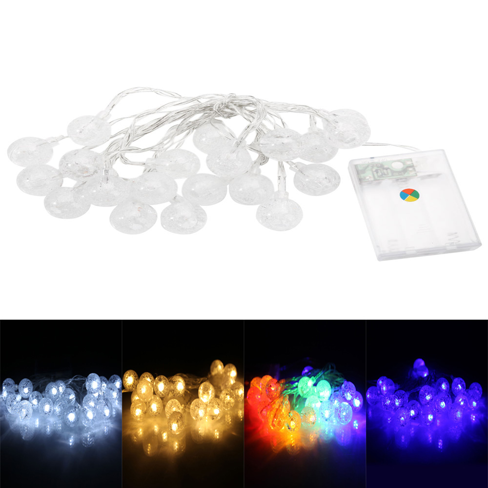 Solar Battery 20/50/100 LED Fairy String Light Xmas Christmas Party 17 Patterns eBay